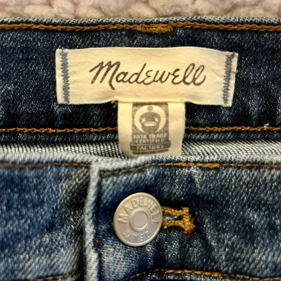 Madewell slim wide-leg crop jeans. Excellent used condition. - Picture 2 of 6